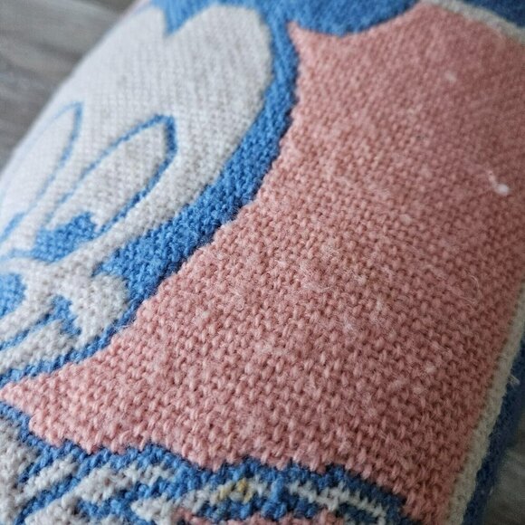 Disney Woven Knit Baby Blanket Mickey Mouse Minnie Donald Duck Pluto Vintage - Picture 11 of 14